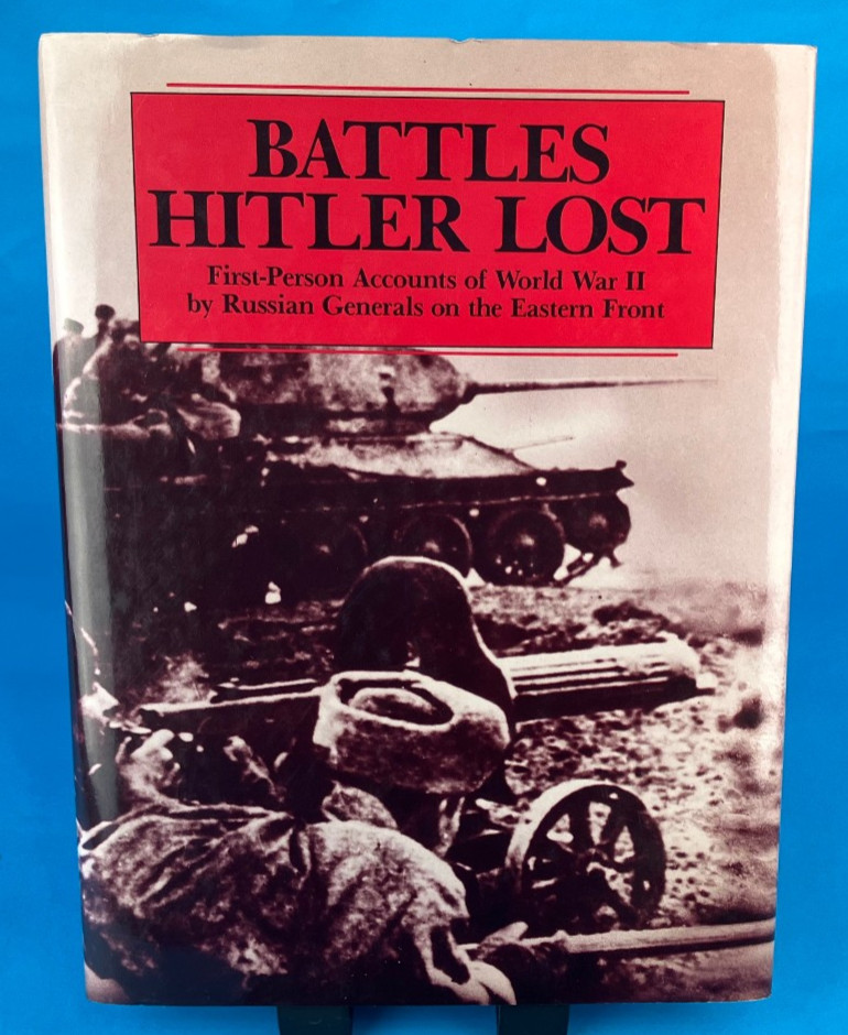 Vintage Book Battles Hitler Lost Konev HC 1986 Illustrated World War II