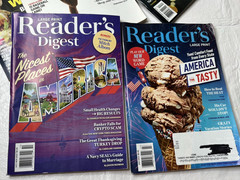 Lot x 7 Reader’s Digest Large Print Sep Oct 2013 Mar Jul Oct Dec 2025 Jan 2026