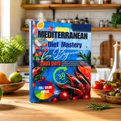 Mediterranean Recipes Cookbook | Weight Loss Recipes | Full Color Cookbook