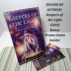 Keepers of the Light by S.A. McClure Signed Paperback 2nd Ed YA Fantasy Promo