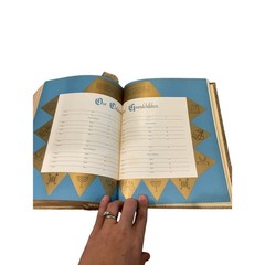 Vtg Holy Bible Torah Jewish Family 1957 Leonard S. Davidow MCM Gold Illustrated
