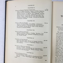 1922 Tool Engineering Jigs & Fixtures by Gowd & Curtis 1st Edition