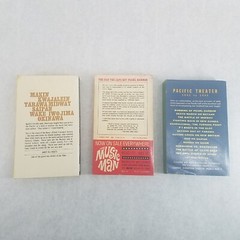 WWII American Military in the Pacific Lot of 3 Vintage Paperbacks – Titles Below