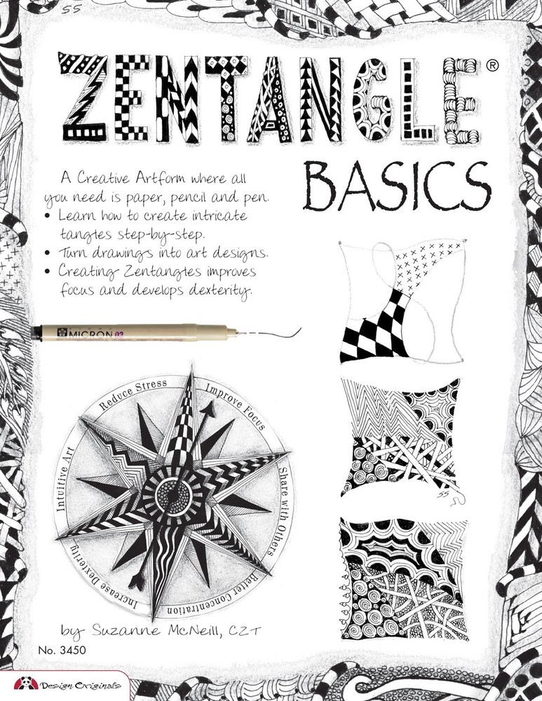 Zentangle Basics: A Creative Art form Where All You Need Is Paper Pencil & P…