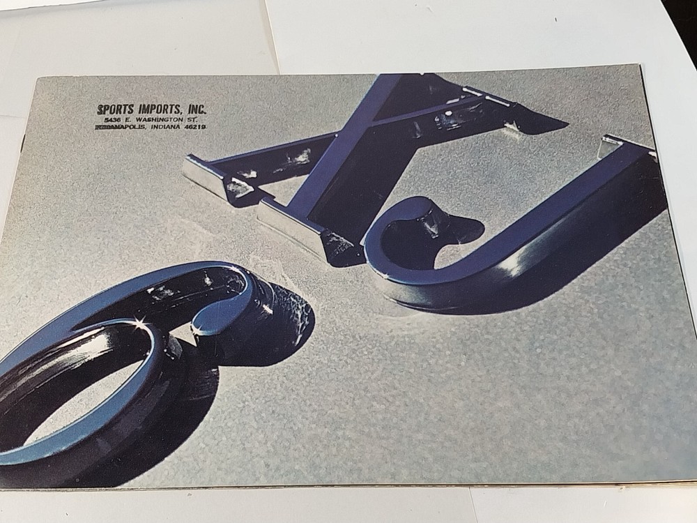 1973 Jaguar XJ 6 brochure. 9″ x 12.25″. Good shape. Great pics. Some tape damage
