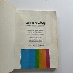 Vintage Super Sewing The New Bishop Arch Book 1974 Color Illustrated 336 Pages