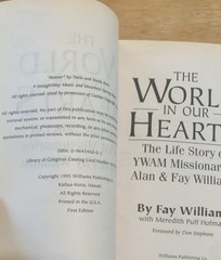 The world in our hearts: The life story of YWAM missionaries (Williams)