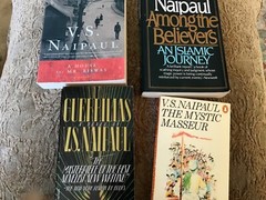 V.S. Naipaul Lot of 6: Bend, House, Half a Life, Mystic, Guerrillas, Among VG/G