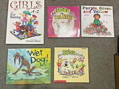 Childrens Book Lot Curios George, Elmo, Frozen 36 Book Lot Various Cond. See Pic