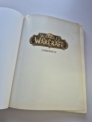 World of Warcraft Chronicle Volume One 1 Hardcover 2016 Azeroth Role Playing