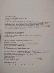 California Coastal Access Guide by California Coastal Commission 1991 (588)