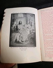 Holy Bible Red Letter Edition KJV National Bible Press Pocket Tabbed VTG