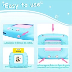 510 Sight Words, Talking Flash Cards-(Blue or Pink)