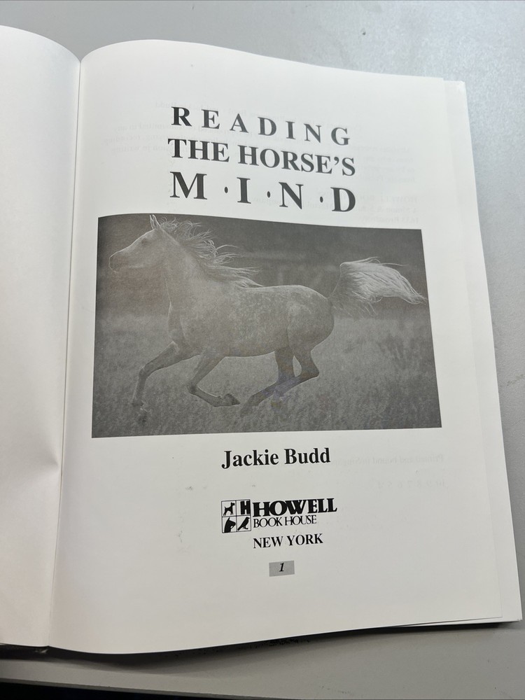 Reading the Horse’s Mind Hardcover Jackie Budd