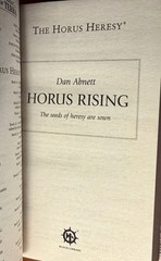 Horus Rising Dan Abnett Horus Heresy Black Library Warhammer 40K MM Paperback VG