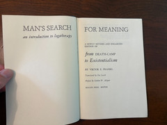 Man’s Search for Meaning by Victor E. Frankl – Revised Edition 9th Printing 1970