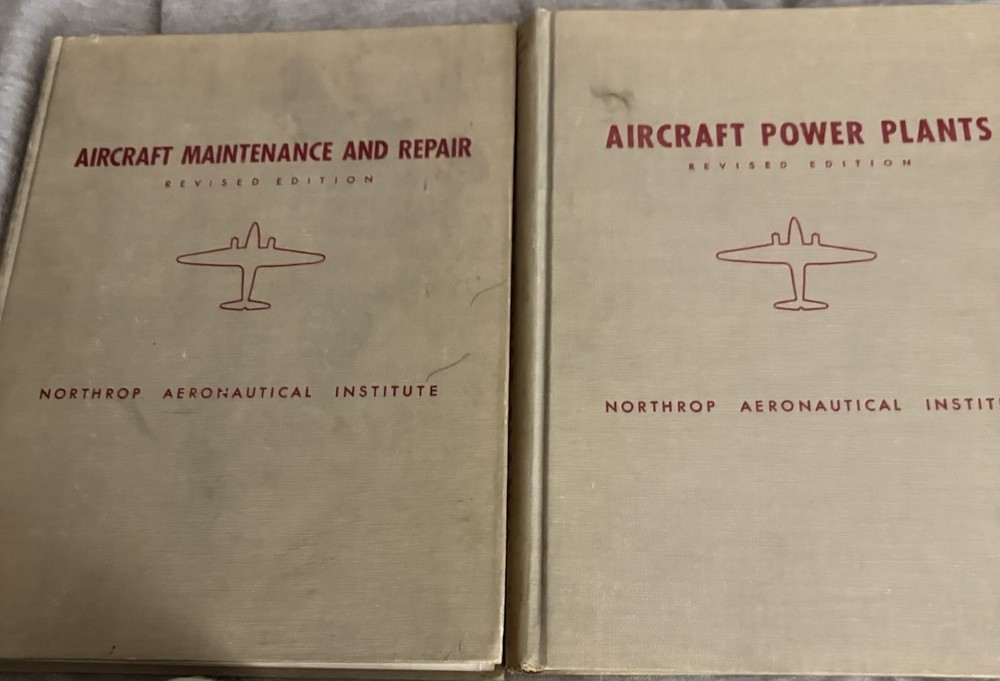 Vintage 1955 Northrop Aviation Books Set & 1961 FAA Civil Aeronautics Papers Lot