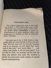 Elvis What Happened 1977 By Steve Dunleavy 332 Pages