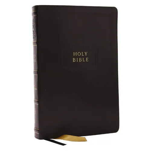 KJV Holy Bible with Apocrypha and 73,000 Center-Column Cross References, Black