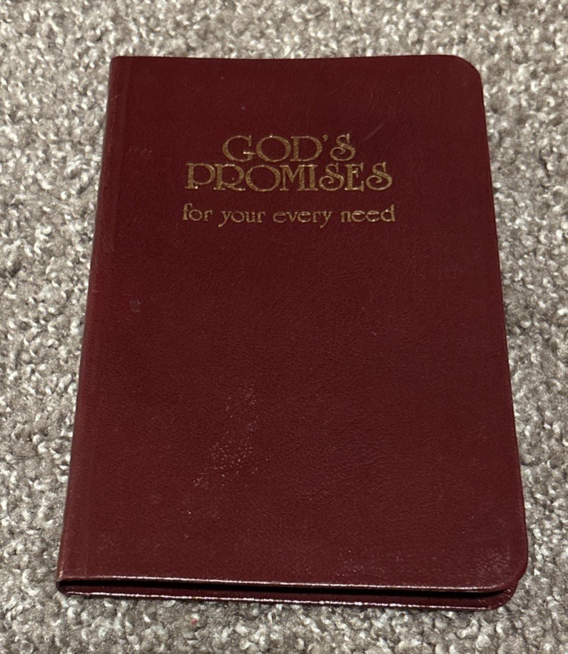 God’s Promises for Your Every Need Burgundy Leather Jack Countryman 334 Pages