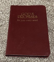 God’s Promises for Your Every Need Burgundy Leather Jack Countryman 334 Pages