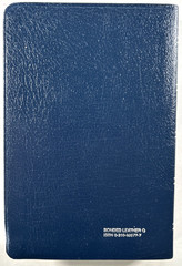 Scarce! 1984 NIV Student Bible Blue Bonded Leather Compact Yancey & Stafford VG-