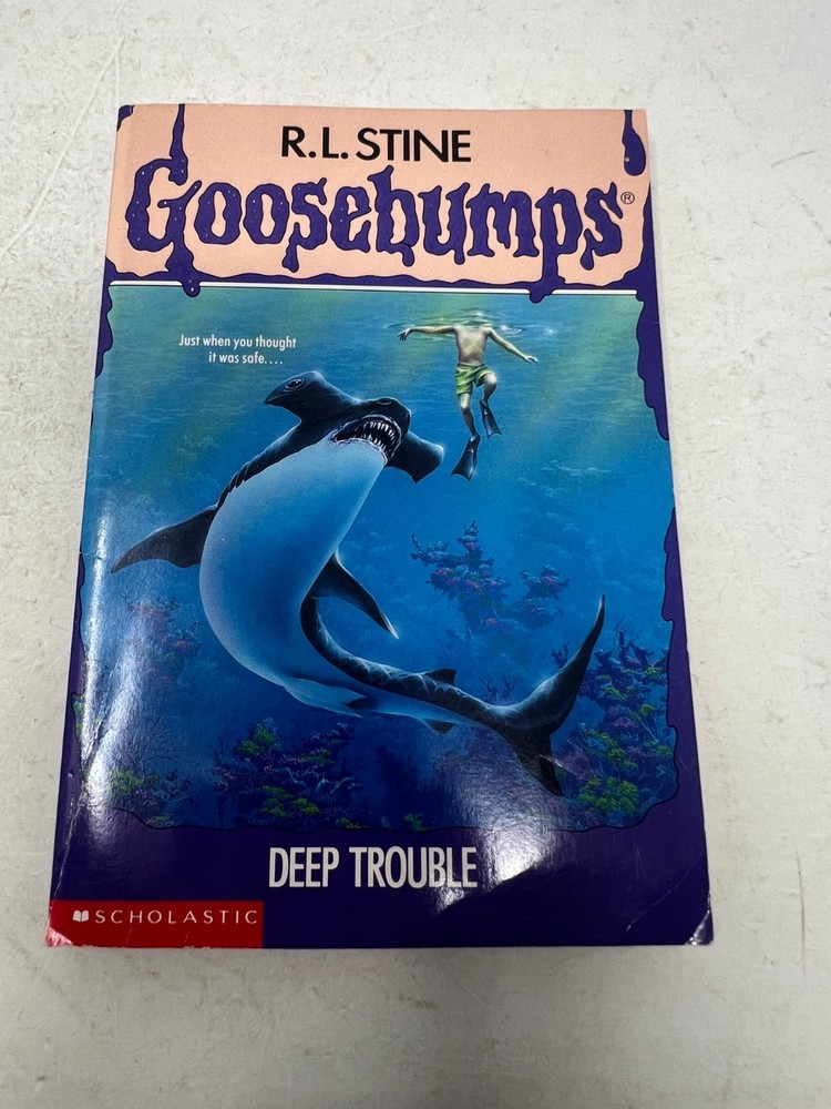 Vtg Goosebumps Deep Trouble R.L. Stine 1994 Billy Sheena Horror Juvenile Fiction