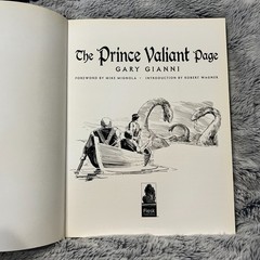 SIGNED + SKETCH Prince Valiant Page Gary Gianni Robert Wagner Mike Mignola BOOK