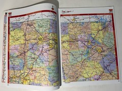 North & South Carolina Road Atlas 2004 Kappa Street Guide NC SC Universal Map