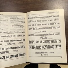 Linotype One-Line Specimens Type Catalogue. 19cm x 26cm. 291 pages 1958 Edition