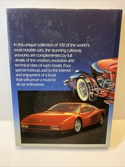Inside 100 Great Cars 1988 Edition 8.5″x11″ Coffee table book 288 pages