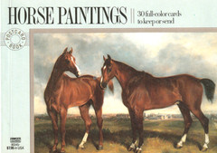 HORSE PAINTINGS: A Book of 30 Postcards By Pavilion Books, Famous Artists