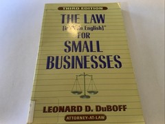 The Law in Plain English for Small Businesses Paperback Leonard D