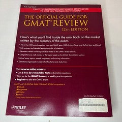 The Official Guide for GMAT Review, 12th Edition – Paperback – GOOD
