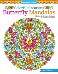 Colorful Creations Butterfly Mandalas: Coloring Book Pages Designed to…