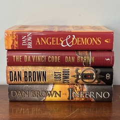 Dan Brown ROBERT LANGDON Series Lot of 4 (#1-4) Lot HC HARDCOVER Books Preowned