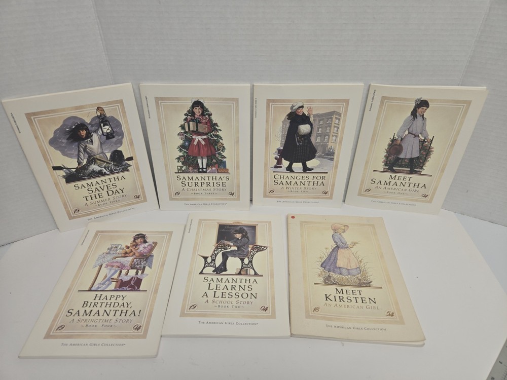 American Girl Book Lot Samantha Kirsten Felicity Pleasant Company 8 Books