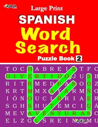 Large Print SPANISH WORD SEARCH: Vol. 2 by J S Lubandi: New