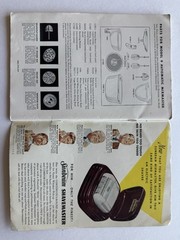 Sunbeam Automatic Mixmaster Booklet Recipe 1948 – 45 pages
