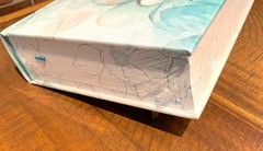 French Journal Bible, Segond 21, Blue Flower Cover & Pages, Padded Hardcover