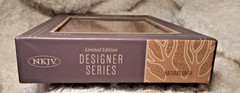NKJV Bible Large Print Personal Reference Designer Series Natural Faith NIB