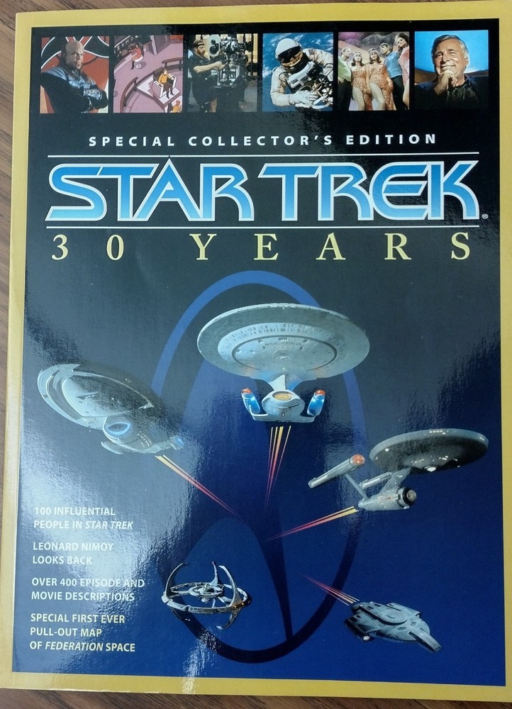 Book: Star Trek 30 Years (Softcover, 1996, Color, 168 Pages)