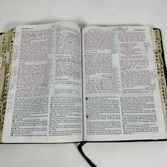 NIV Study BIBLE 1995 Black Bonded Leather 1984 10th Anniversary Zondervan