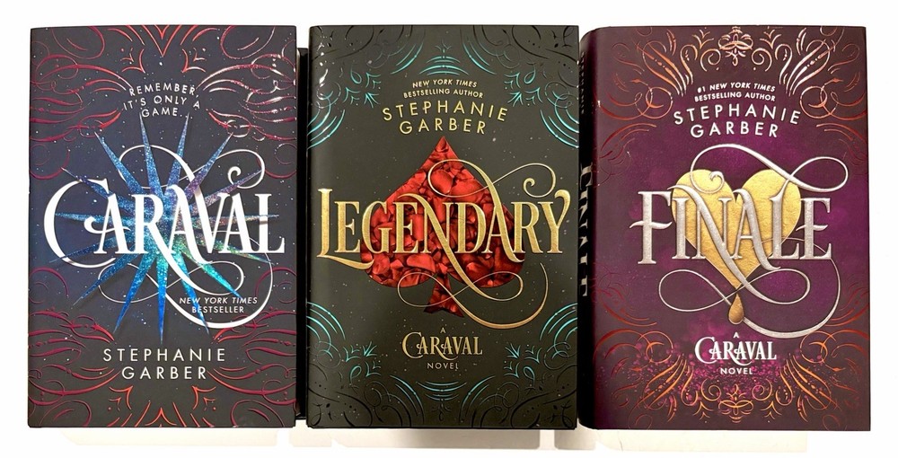 Caraval Trilogy Set: Caraval, Legendary, Finale by Stephanie Garber New HC