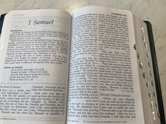 NIV Bible 1984 Large Print Reference Navy Bonded Leather Red Letter Text