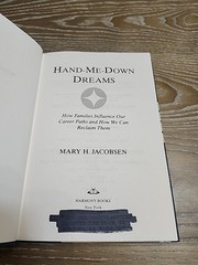 Hand-Me-Down Dreams: How Famil – VERY GOOD