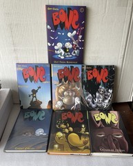 Bone JEFF SMITH LOT OF 7 Vol 1, 456789 1999 Cartoon Books