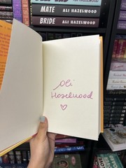 SIGNED Love Theoretically by Ali Hazelwood Hardcover Autographed (damaged)