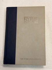 1986 RYRIE STUDY BIBLE ’84 NIV NEW INTERNATIONAL. BLUE AND SILVER HC NICE
