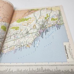 Vintage Rand McNally Road Atlas & Travel Guide USA Mexico Canada 1981 Map Book